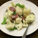 海上海 - ブロッコリーと豚肉の春色炒め（920円）