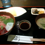 旬彩料理　てん - 2008/5 マグロ海鮮丼ランチ