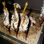 清流のそば処 祖谷美人 - あまごの塩焼き