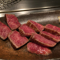 鉄板焼　利花苑 - 「赤身ももレアステーキランチ」