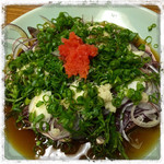 十八番 - 鰹の土佐造り。