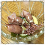 十八番 - お通しのホタルイカ。