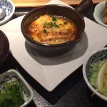 和食れすとらん 天狗 阪急茨木駅前店 - チーズ麻婆豆腐定食