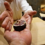 初音鮨 - 大入りの鉄火巻き