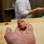 初音鮨 - まぐろ大トロのあぶり