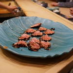 初音鮨 - まぐろ大トロのあぶり