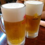 加賀屋 - ★乾杯生ビール