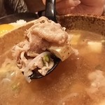 Nikukei Izakaya Nikujuuhachibanya Gotandaten - 肉吸い飯の肉汁