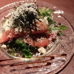 パルマ生ハムとサラダ