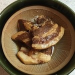 ANAフェスタ - 黒豚の角煮、電子レンジで温めていただきま〜す