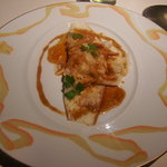 ロオジエ - アーティーチョークのパスタ包み白トリュフ添え