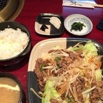Tajimatei - 日替わりの野菜炒め、950円