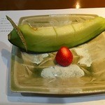 銀のさじ - 《2805》少し早かったそうですがメロンもイチゴも美味かった。
      