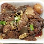 肉の小林 - 鶏のレバー煮　200円