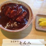 とん八 - 味噌チーズひれかつ丼(1,050円)