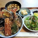 天ぷら天平 - 揚げ玉天丼　1000円