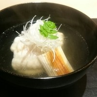 銀座 よし澤 - アイナメとごま豆腐のお椀