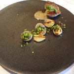 レストラン マノワ - あずきはたのソテー（2016.4）