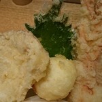 大葉・かしわ・ちくわ・半熟卵