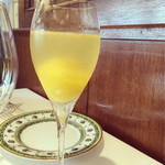 レストラン アラジン - この日のフルーツシャンパンはオレンジでした(o^^o)