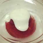 レストラン アラジン - 苺とリュバーブのコンポート♡