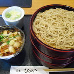 蕎麦 ひのや - 【2010.09　再訪】　つけ天せいろ９８０円＋大盛１００円