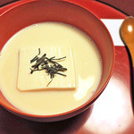 東京 芝 とうふ屋うかい - これが豆水とうふ〜♬