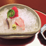 東京 芝 とうふ屋うかい - 尾長鯛・鮪・さより