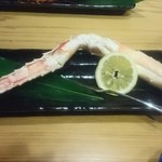 ながうらの隠れ家ラウンジ つるや - 焼きズワイ蟹