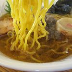 麺屋 銀次 - あっさり煮干しらぁめん しおの麺