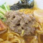 麺屋 銀次 - 煮干しペーストのアップ