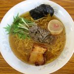 麺屋 銀次 - あっさり煮干しらぁめん しおのアップ