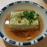 割烹くずし 徳多和良 - 青海苔入り玉子豆腐