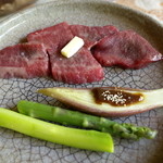 ぬなわや - 三田牛の陶板焼き