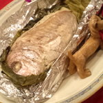 天然鯛の丸焼き　鯛がまるまる一匹