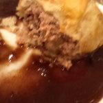 シャテール - イベリコ豚と子牛のムースのパイ包み焼きの中が見えた状態