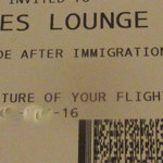 Taipei International Airport VIP Lounge - ラウンジインビテーション