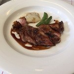 ル・プラ・プリュ - 豚肩ロース肉のグリエ蜂蜜ビネガー風味