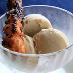 ５８ - 食後のセット「ほうじ茶アイス」