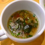 ウッデンシップ - ランチセットのスープ♪2010/8