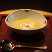 鉄板焼 天 六本木 - かぼちゃの冷たいスープ