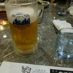 川崎名物 炭火焼肉 食道園 - 昼から罰当たりなビール（笑）