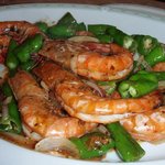 広東料理処お好み焼き 千代 - 海老のピリ辛の炒め物