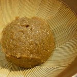 すり鉢の味噌