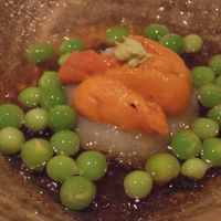 銀座 とよだ - 蓮の葛寄せ グリーンピース
