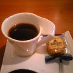 サンライズカフェ - 食後のHOT珈琲、クッキー付き　2016.5