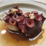 日本橋蛎殻町 すぎた - 蛸の柔らか煮 地辛子で2