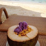 Shangri-La's Mactan Resort and Spa Cebu - ココナッツアイス