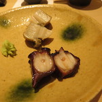 鮨 さいとう - 佐島の蛸と蝦夷鮑2