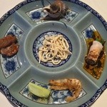 Shuushanshan - 前菜五種盛り合わせ